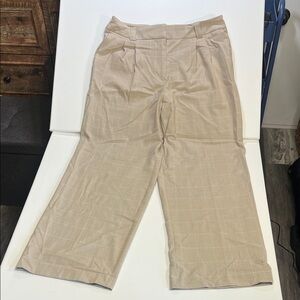 Rachel Zoe Beige Wide Leg Women's Pants